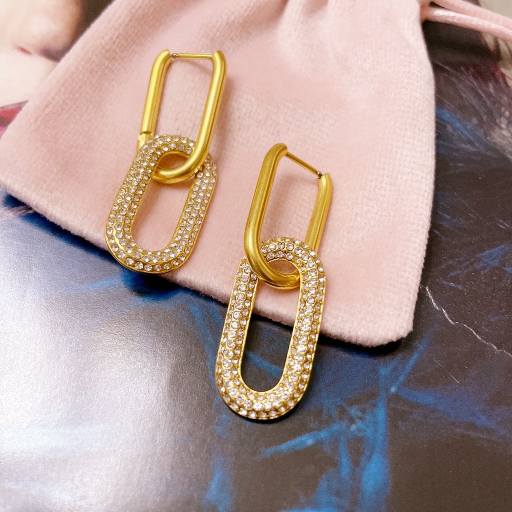 18k Gold Plated Earrings - Picture 4 of 4